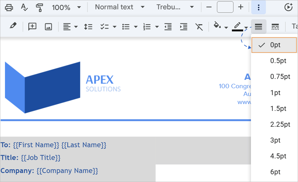 Structuring email layouts with hidden tables. Using borderless tables