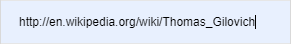 A link row in edit mode with the URL in an editable field.